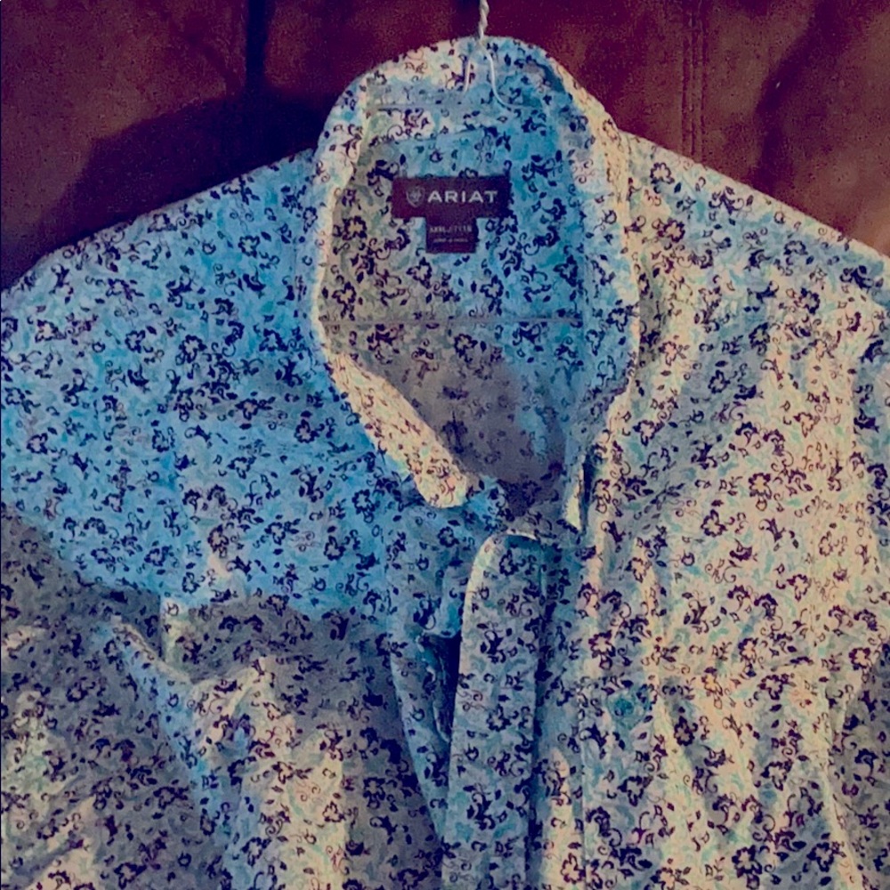 Men’s long sleeve western shirt.  Never worn
